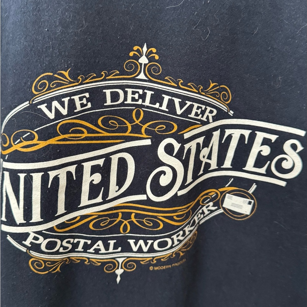 Gildan United States Postal Worker Graphic Hoodie Sweatshirt Rural Carrier USPS